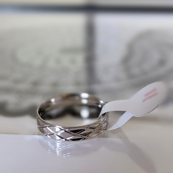 Sterling Silver Men\'s Band Ring